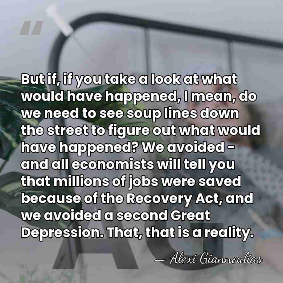 But if, if you take a look at what would have happened,&hellip; - Alexi Giannoulias