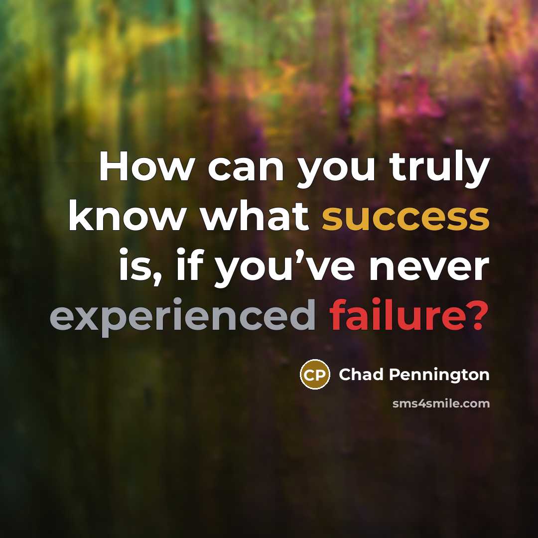 “How can you truly know what success is, if you’ve…” quote by Chad Pennington