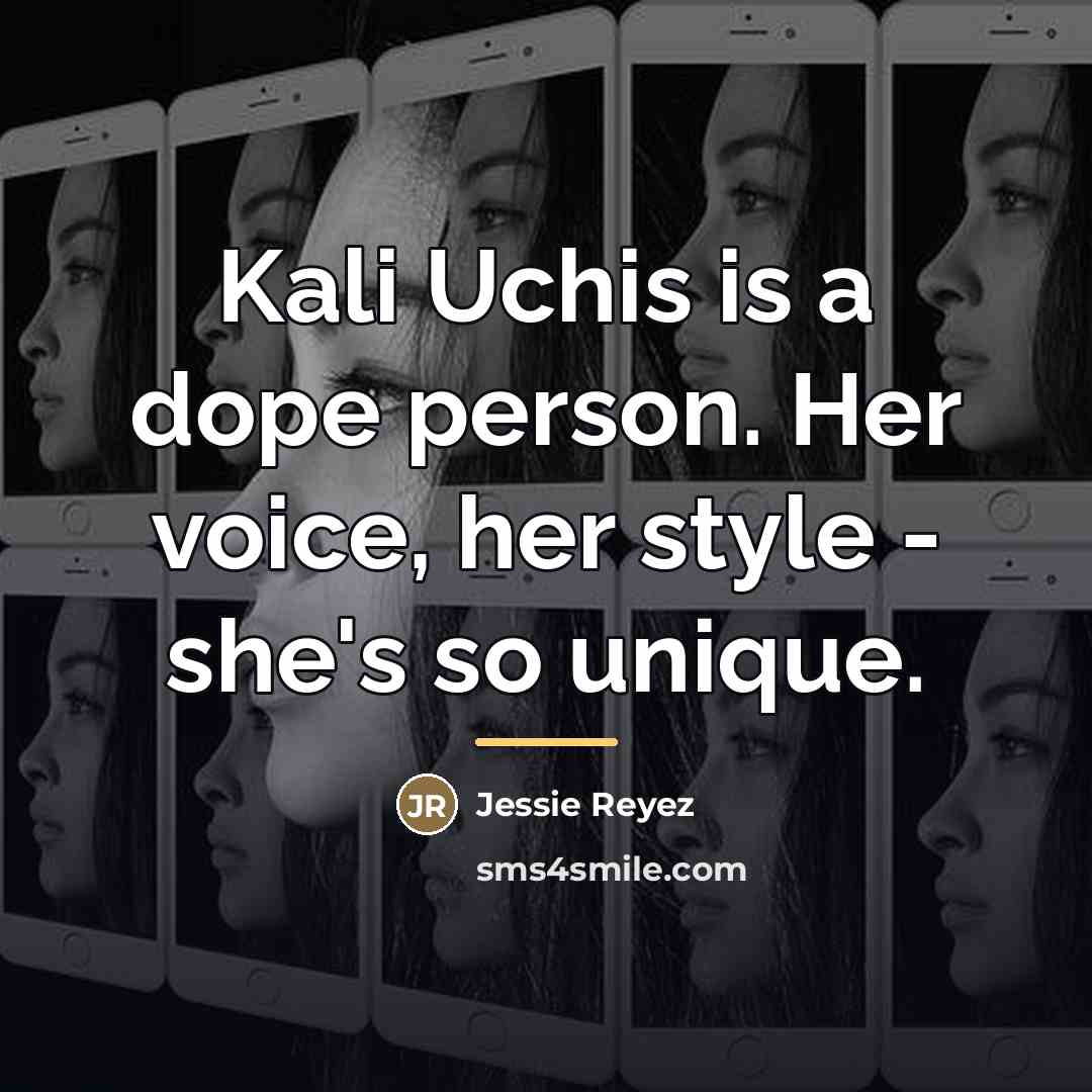 “Kali Uchis is a dope person. Her voice, her style…” quote by Jessie Reyez