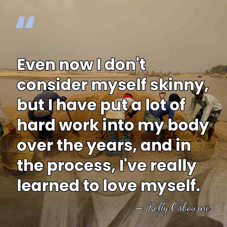 Even now I don't consider myself skinny, but I have put a&hellip; - Kelly Osbourne