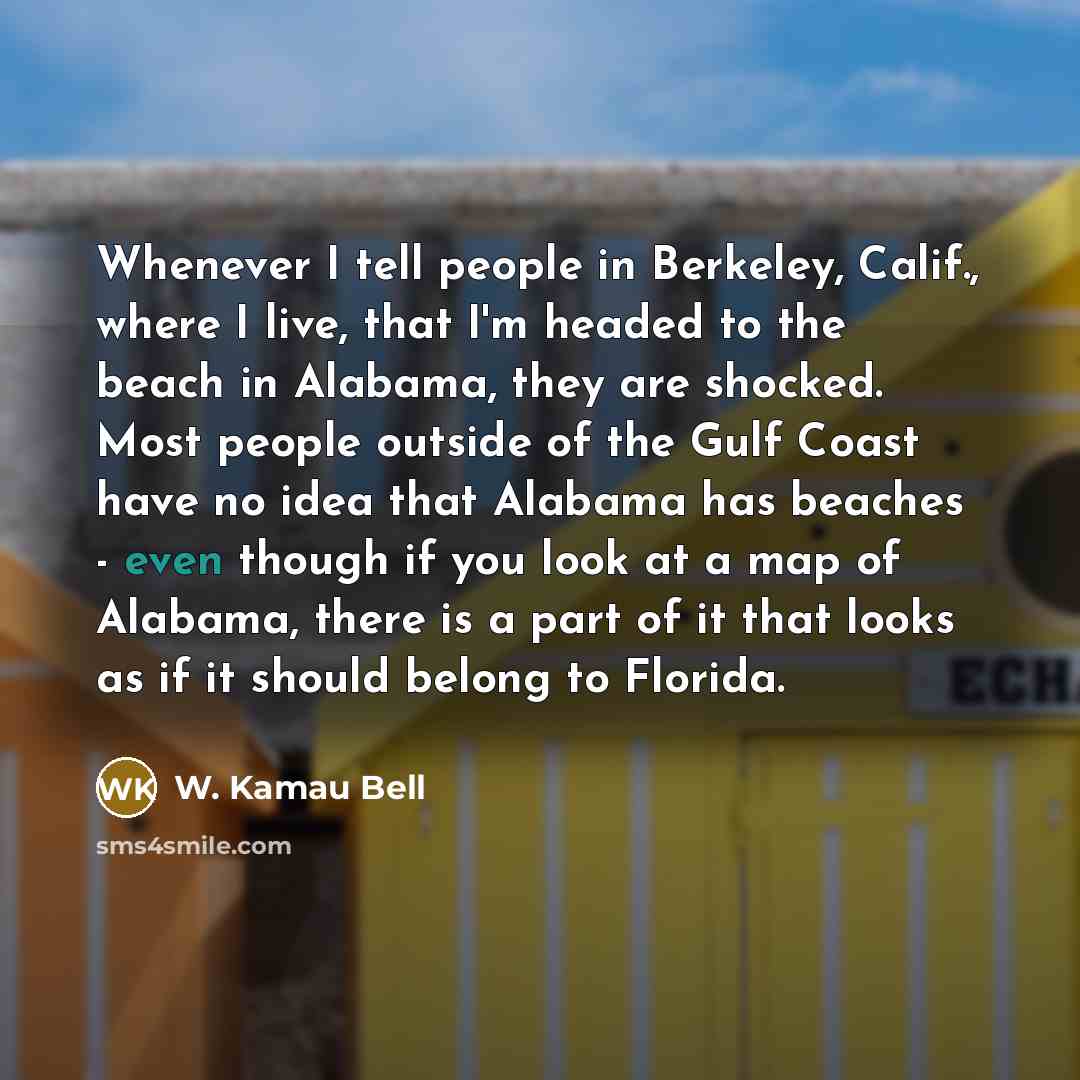 “Whenever I tell people in Berkeley, Calif., where I live,…” quote by W. Kamau Bell