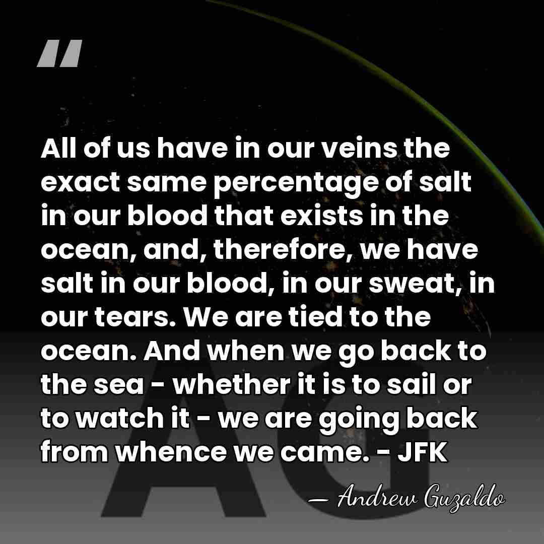 All of us have in our veins the exact same percentage of&hellip; - Andrew Guzaldo