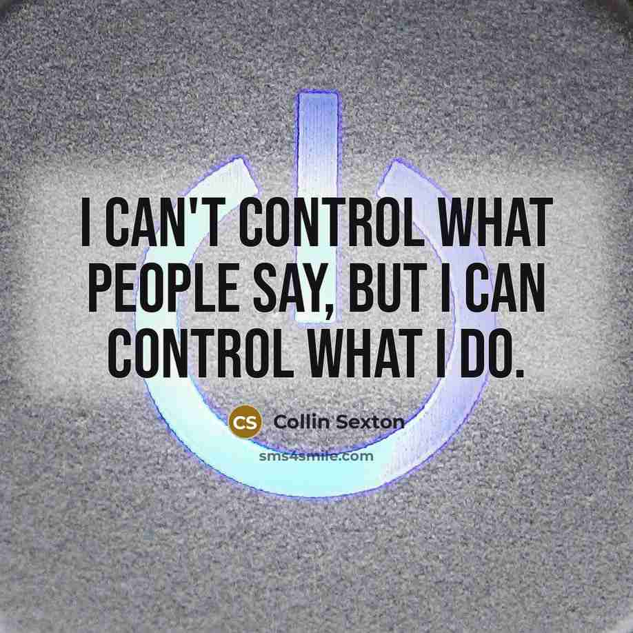 “I can't control what people say, but I can control…” quote by Collin Sexton