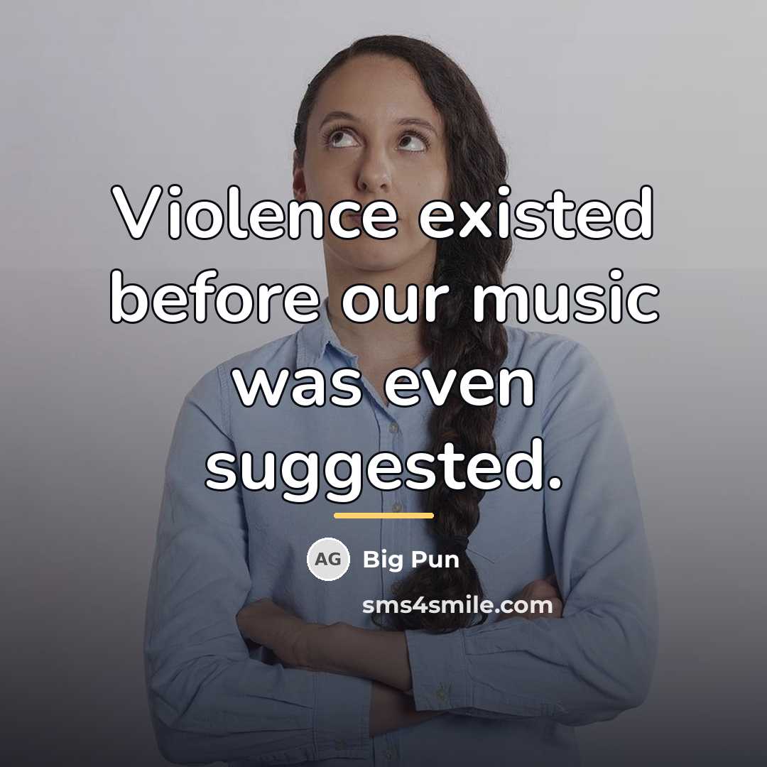 “Violence existed before our music was even suggested.…” quote by Big Pun