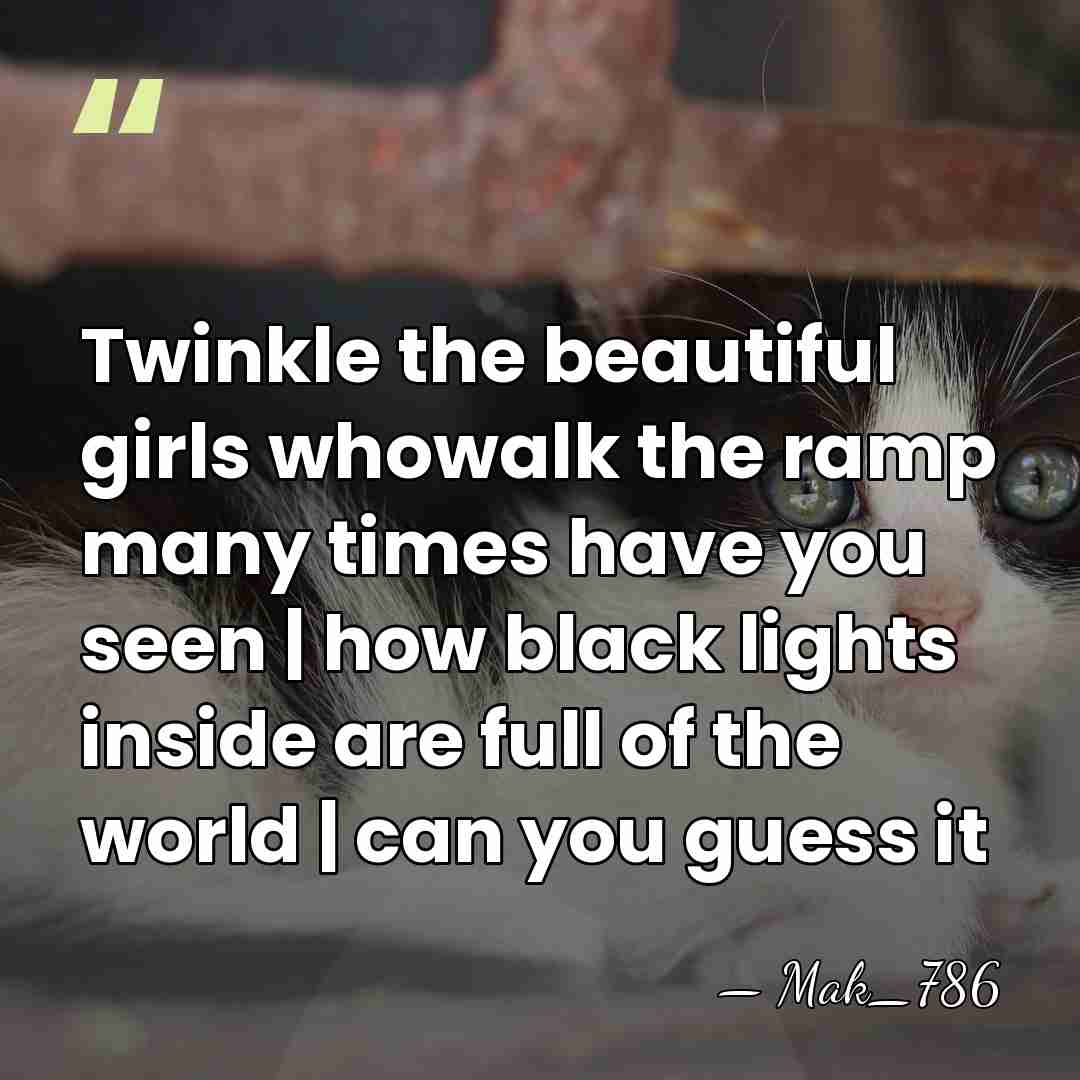 Twinkle the beautiful girls whowalk the ramp many times have you seen&hellip; - Mak_786