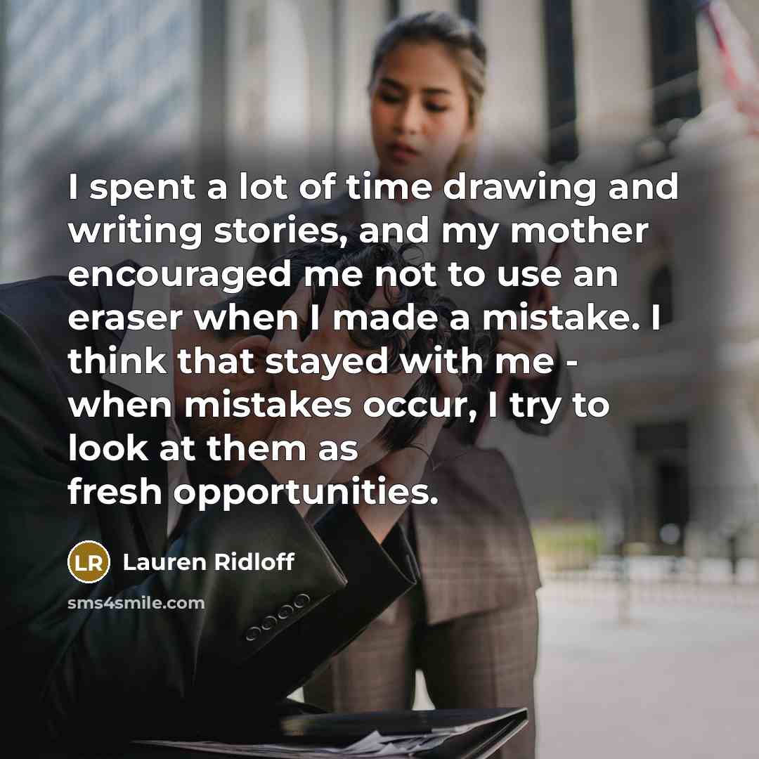 “I spent a lot of time drawing and writing stories,…” quote by Lauren Ridloff