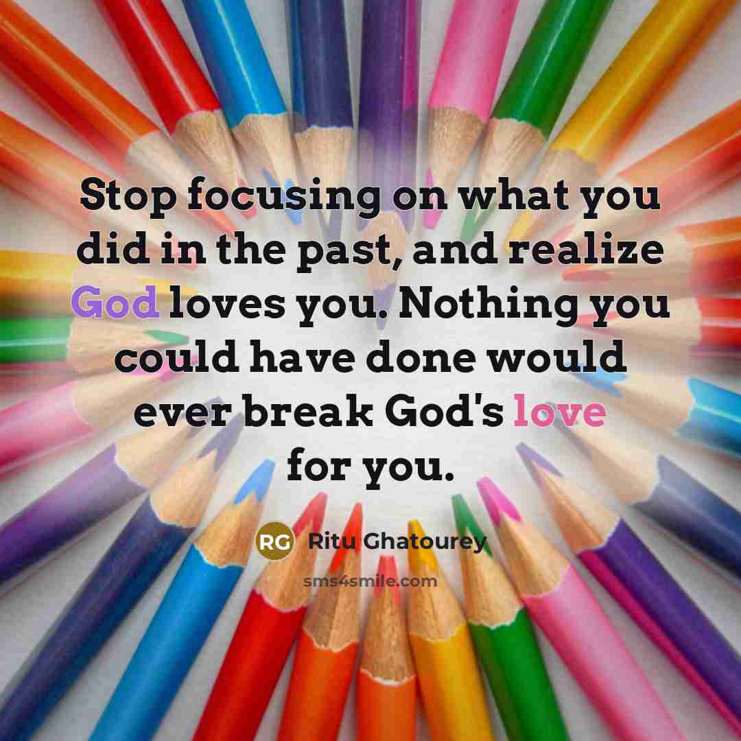“Stop focusing on what you did in the past, and…” quote by Ritu Ghatourey