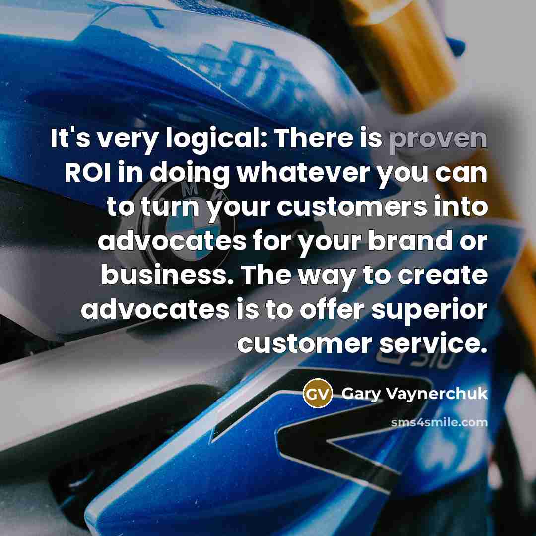 “It's very logical: There is proven ROI in doing whatever…” quote by Gary Vaynerchuk