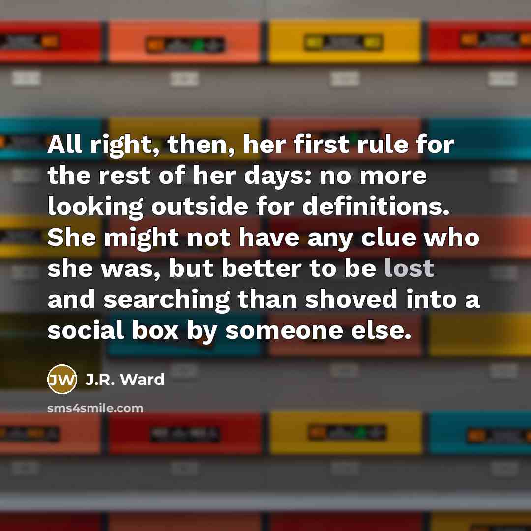 “All right, then, her first rule for the rest of…” quote by J.R. Ward
