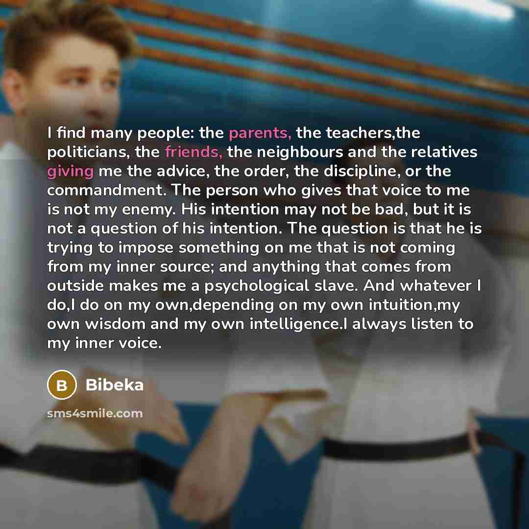“I find many people: the parents, the teachers,the politicians, the…” quote by Bibeka
