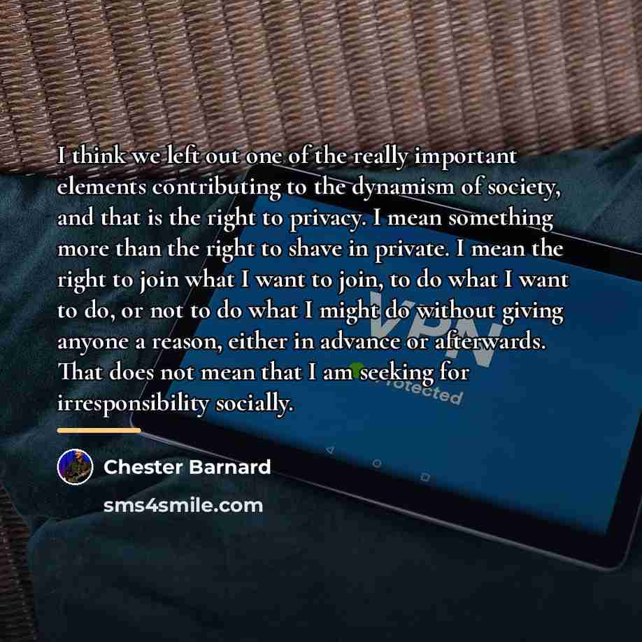 “I think we left out one of the really important…” quote by Chester Barnard