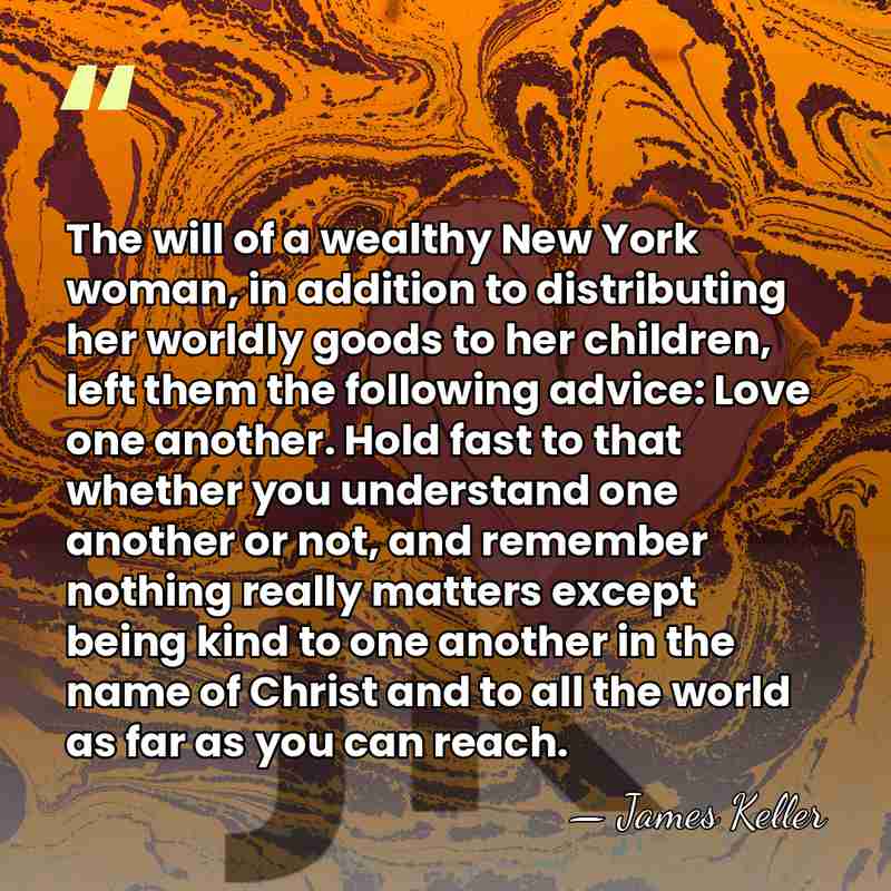The will of a wealthy New York woman, in addition to distributing&hellip; - James Keller