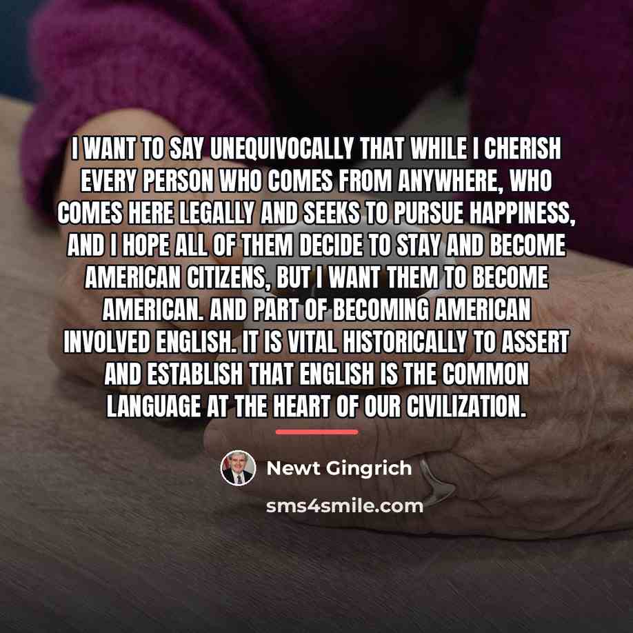 “I want to say unequivocally that while I cherish every…” quote by Newt Gingrich