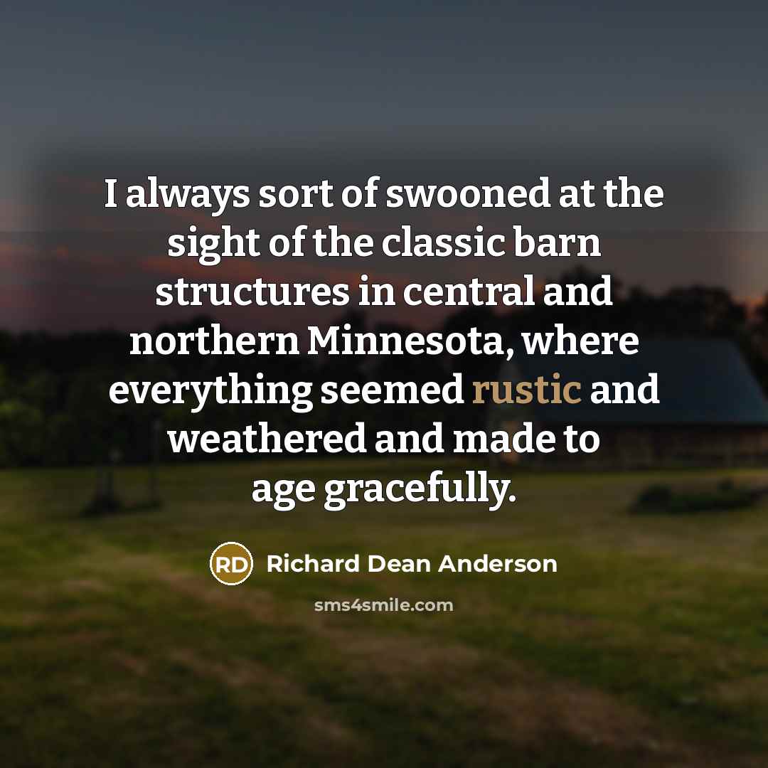 “I always sort of swooned at the sight of the…” quote by Richard Dean Anderson