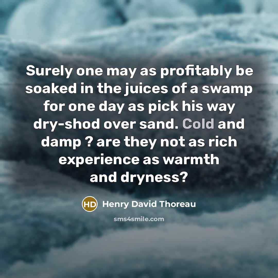 “Surely one may as profitably be soaked in the juices…” quote by Henry David Thoreau