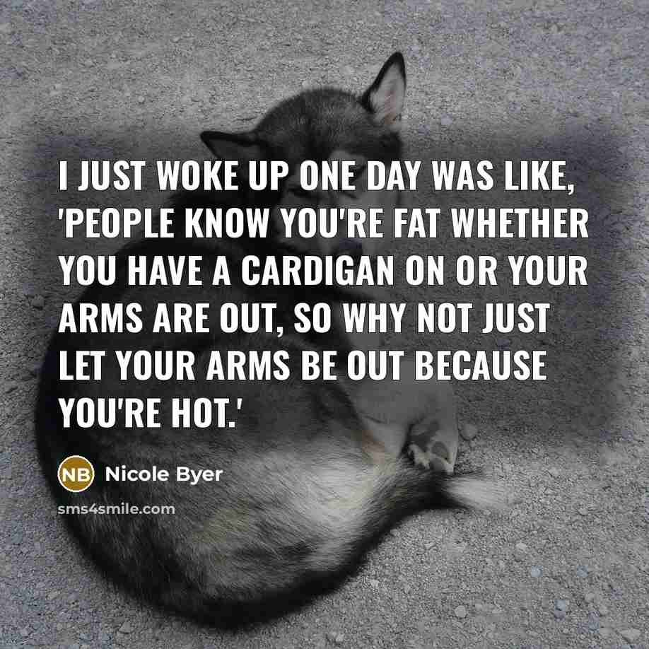 “I just woke up one day was like, 'People know…” quote by Nicole Byer