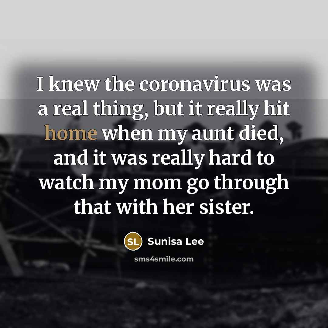“I knew the coronavirus was a real thing, but it…” quote by Sunisa Lee