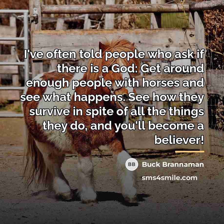 “I've often told people who ask if there is a…” quote by Buck Brannaman