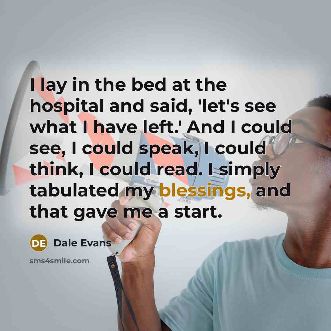 “I lay in the bed at the hospital and said,…” quote by Dale Evans