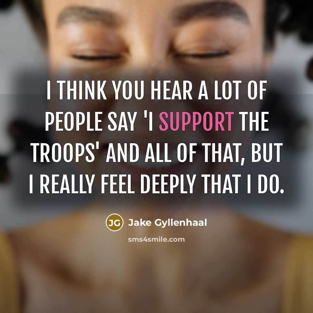 “I think you hear a lot of people say 'I…” quote by Jake Gyllenhaal