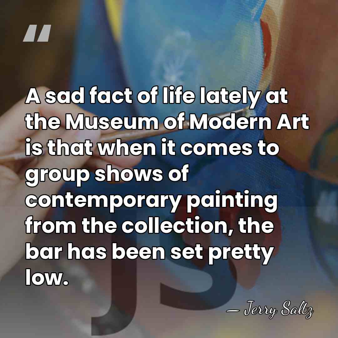 A sad fact of life lately at the Museum of Modern Art&hellip; - Jerry Saltz