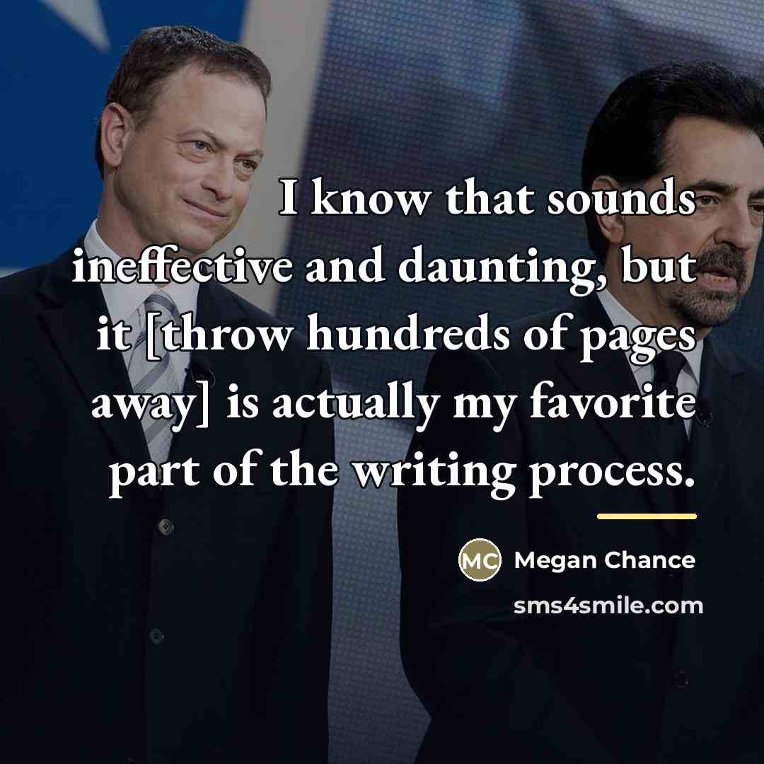 “I know that sounds ineffective and daunting, but it [throw…” quote by Megan Chance