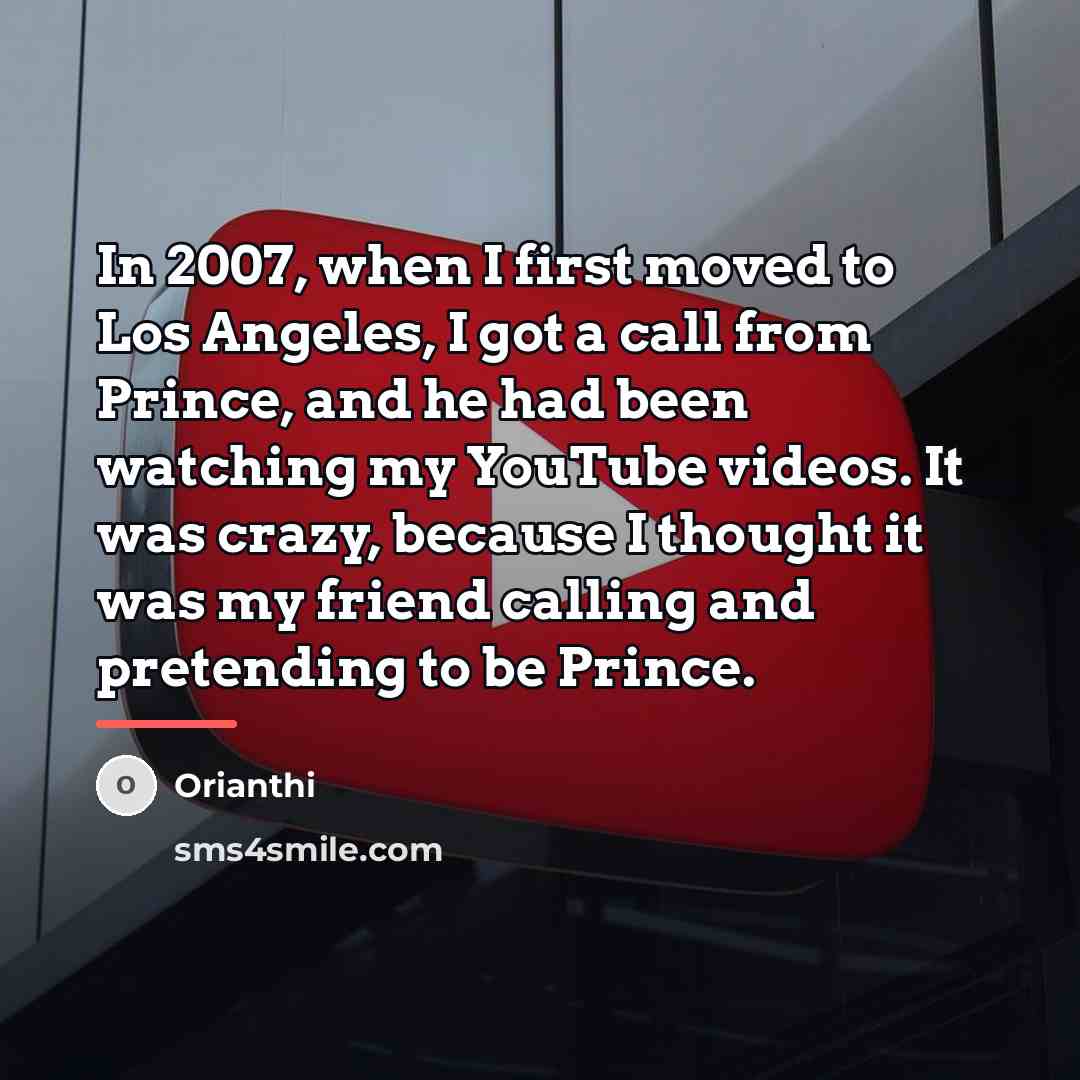 “In 2007, when I first moved to Los Angeles, I…” quote by Orianthi