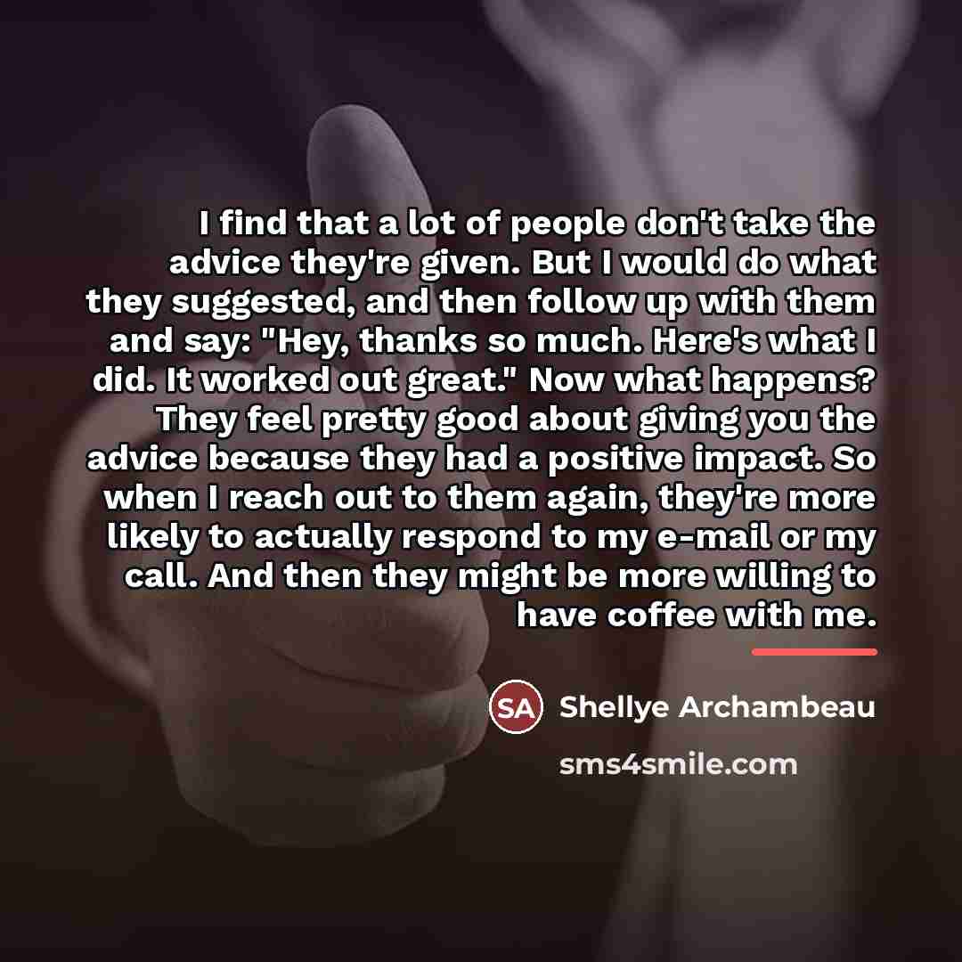 “I find that a lot of people don't take the…” quote by Shellye Archambeau