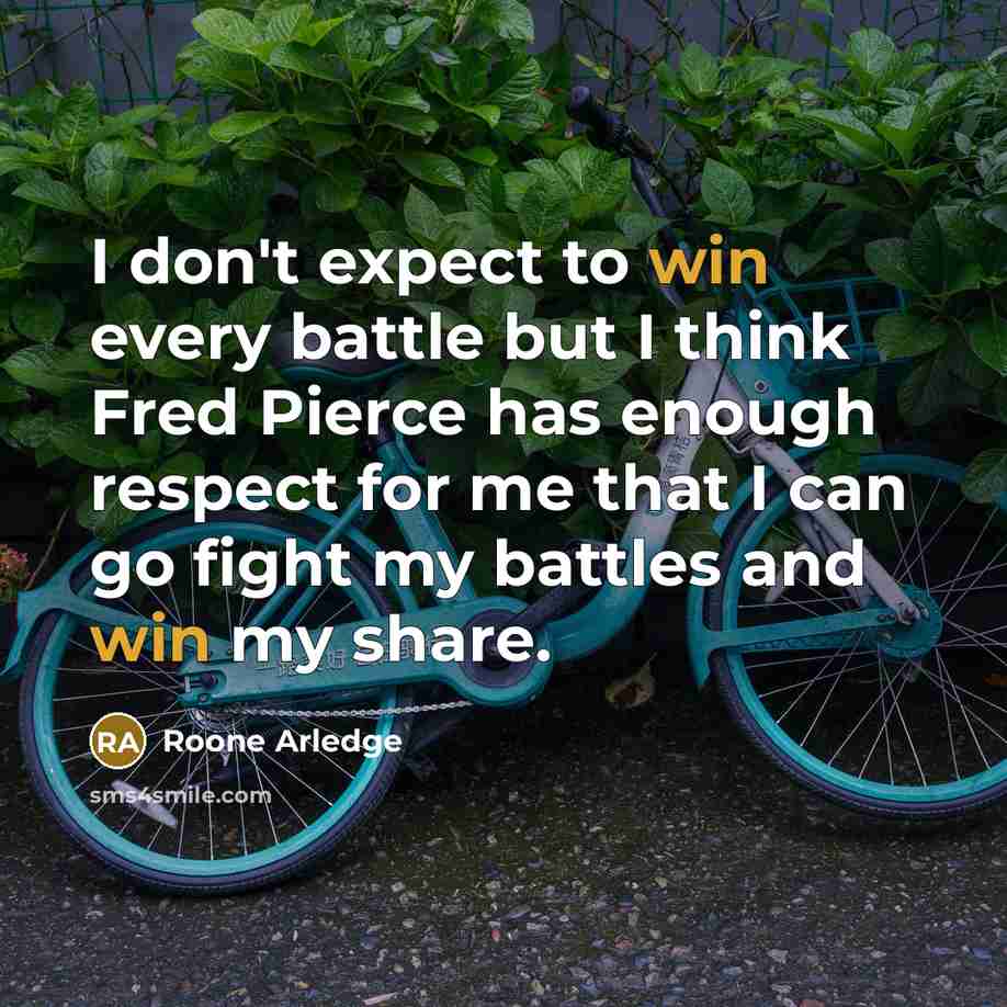 “I don't expect to win every battle but I think…” quote by Roone Arledge