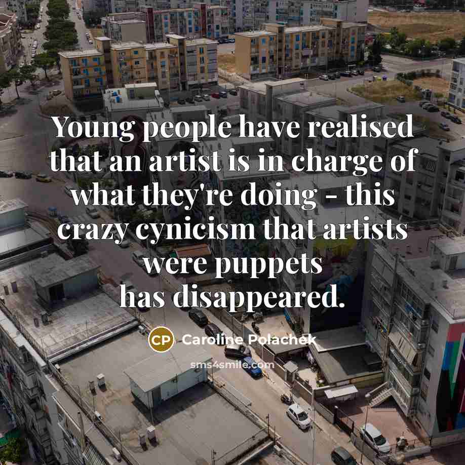 “Young people have realised that an artist is in charge…” quote by Caroline Polachek