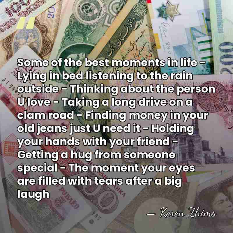 Some of the best moments in life - Lying in bed listening&hellip; - Keren Zhims