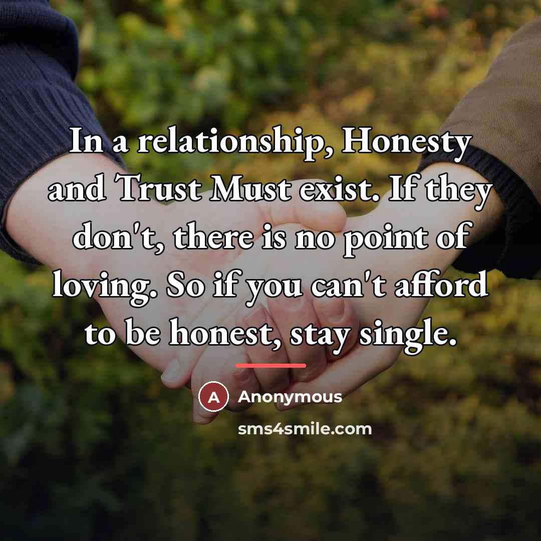 “In a relationship, Honesty and Trust Must exist. If they…” quote by Rohit Kataria