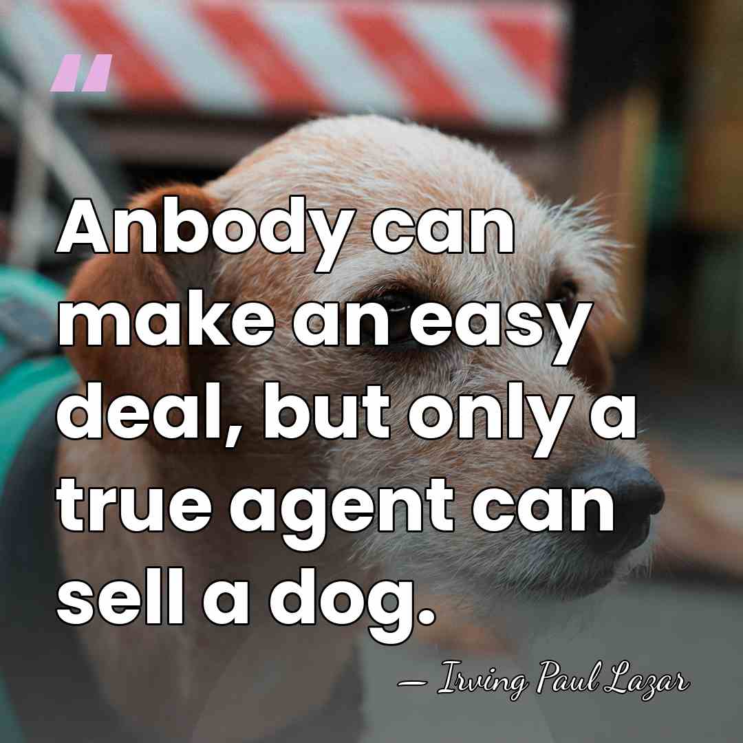Anbody can make an easy deal, but only a true agent can&hellip; - Irving Paul Lazar