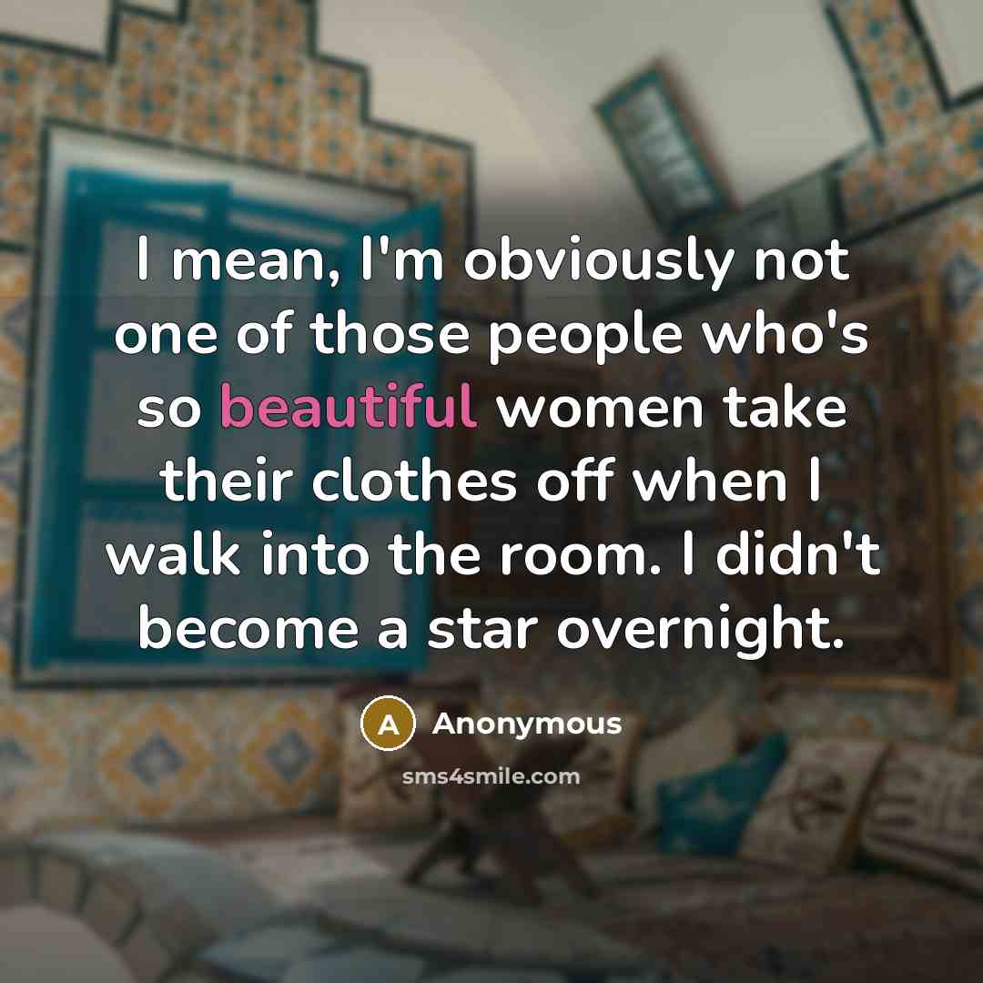 “I mean, I'm obviously not one of those people who's…” quote by Anonymous