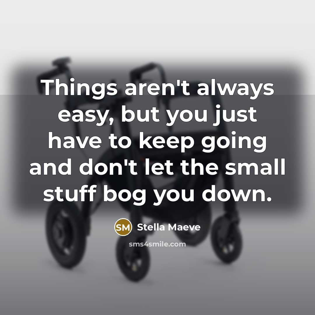 “Things aren't always easy, but you just have to keep…” quote by Stella Maeve