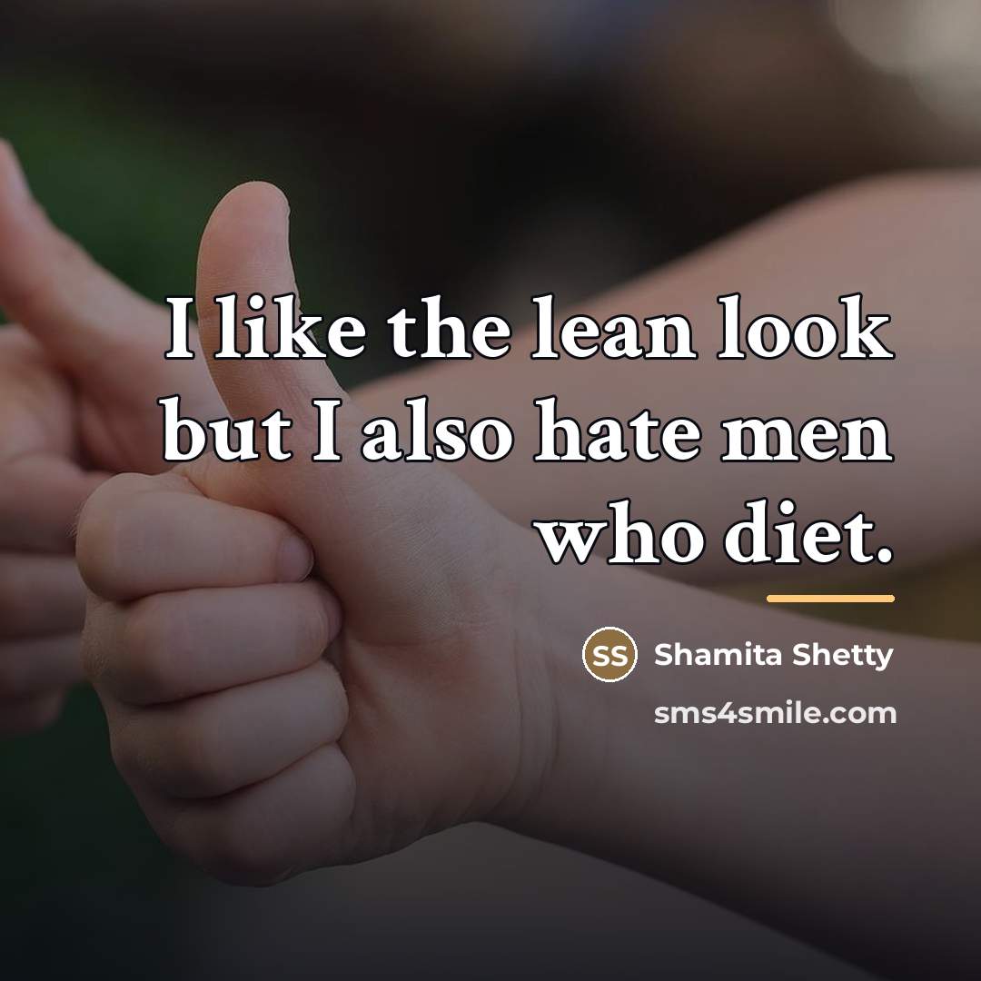 “I like the lean look but I also hate men…” quote by Shamita Shetty