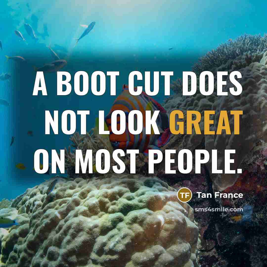 “A boot cut does not look great on most people.…” quote by Tan France