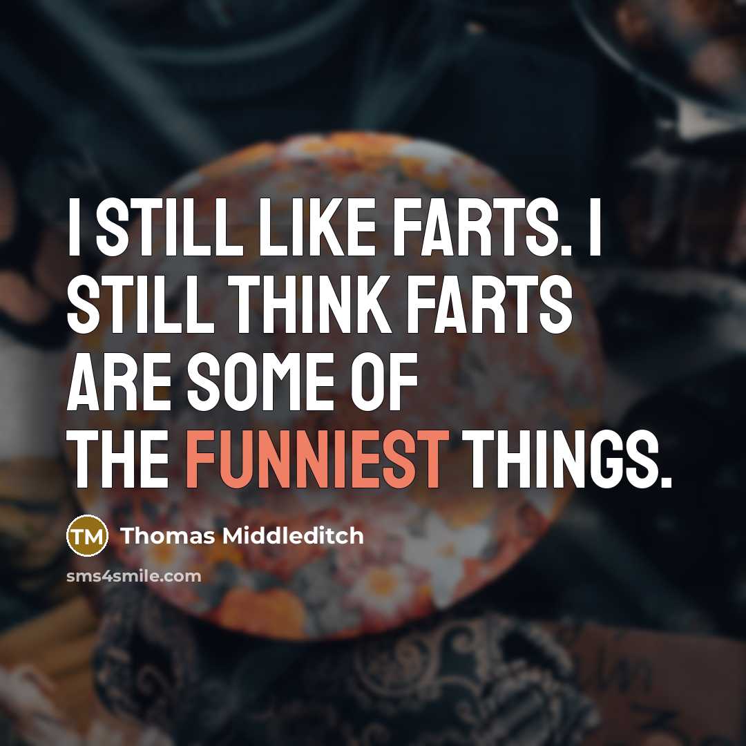 “I still like farts. I still think farts are some of the funniest things.” quote by Thomas Middleditch