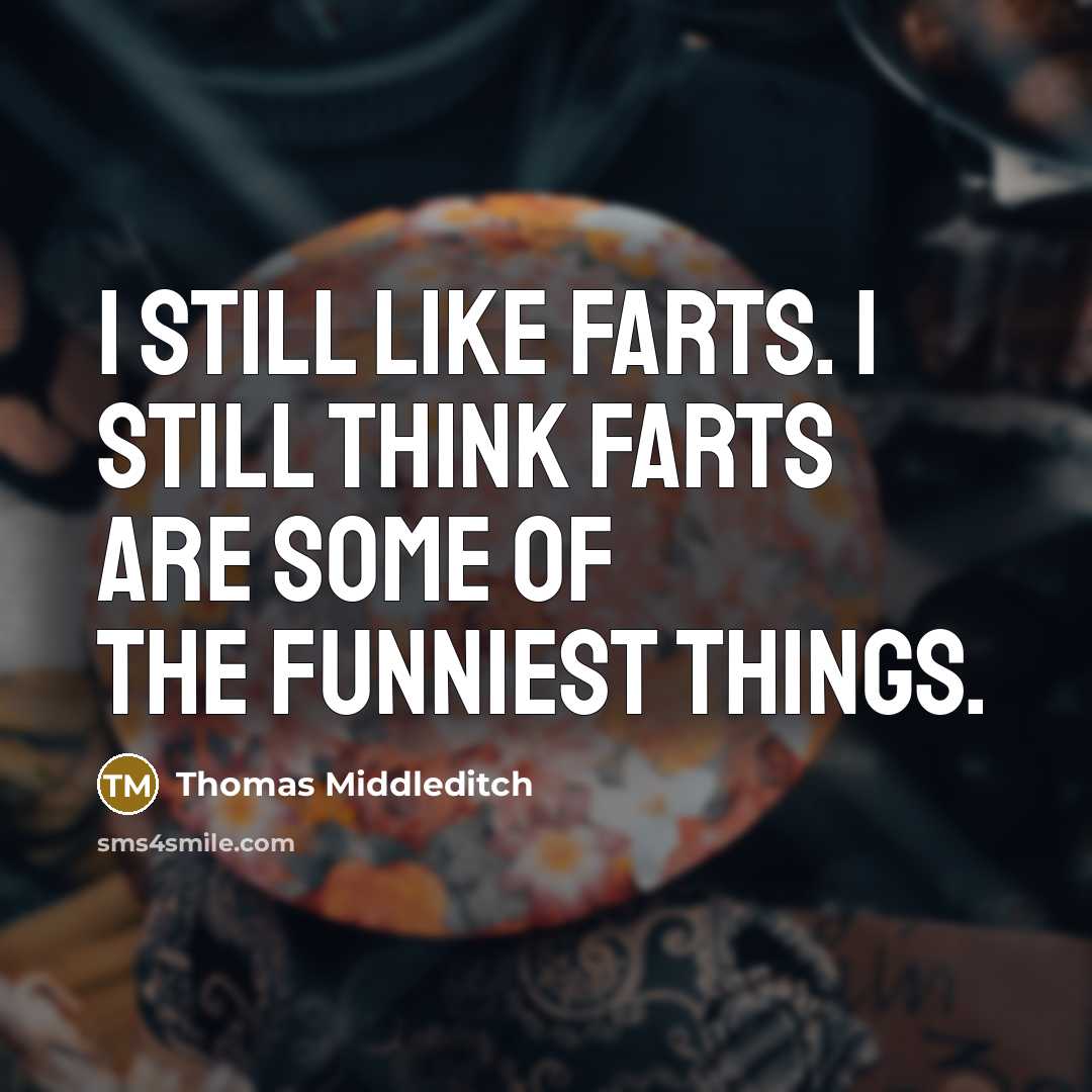 “I still like farts. I still think farts are some…” quote by Thomas Middleditch
