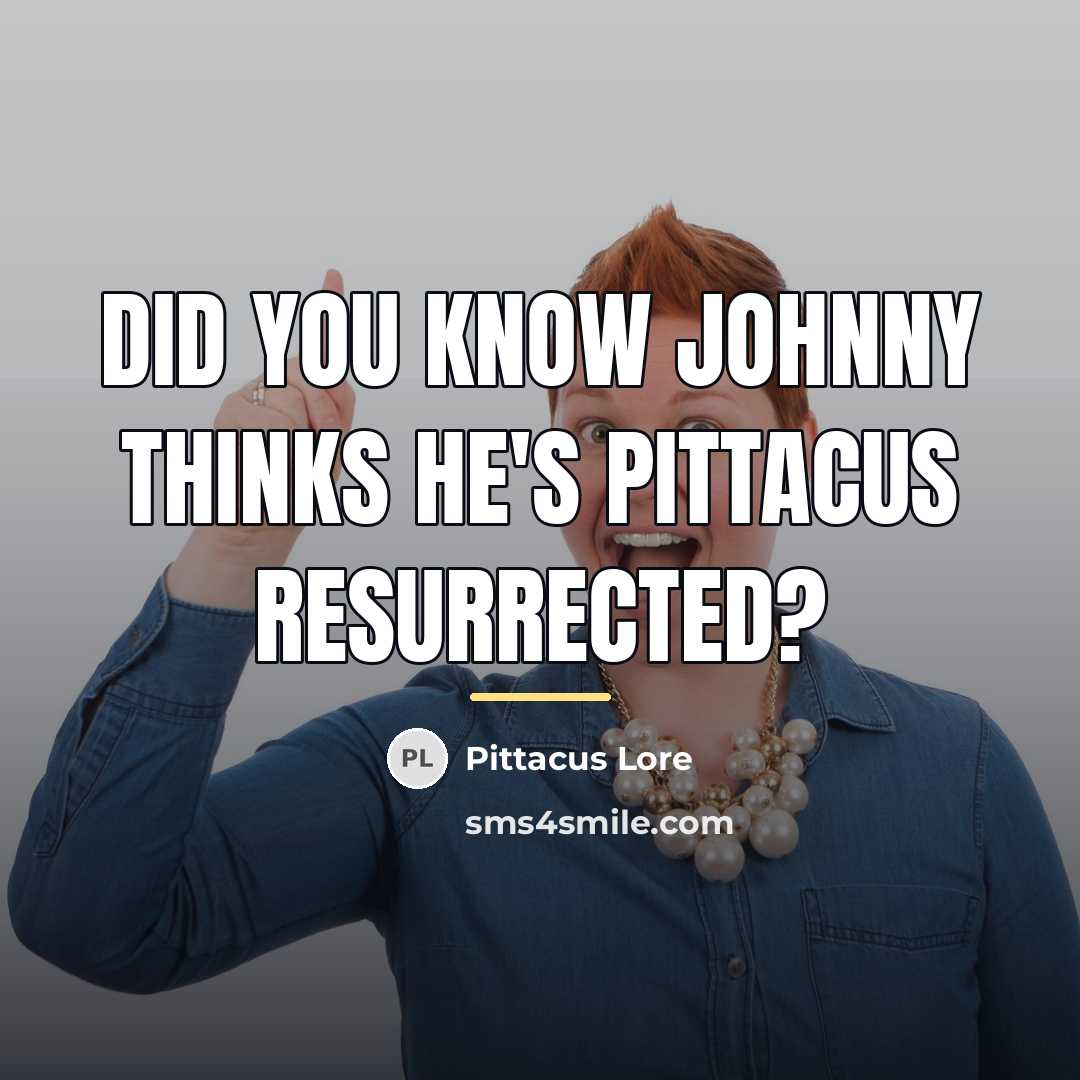 “Did you know Johnny thinks he's Pittacus resurrected?…” quote by Pittacus Lore