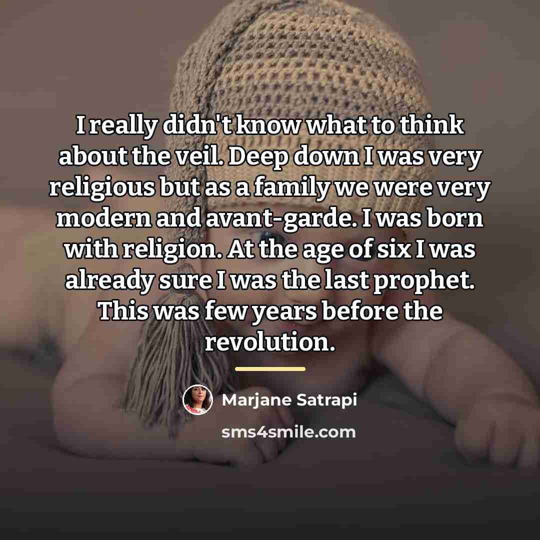 “I really didn't know what to think about the veil.…” quote by Marjane Satrapi