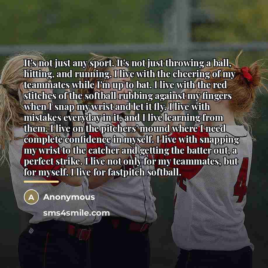 “It's not just any sport. It's not just throwing a…” quote by Anonymous