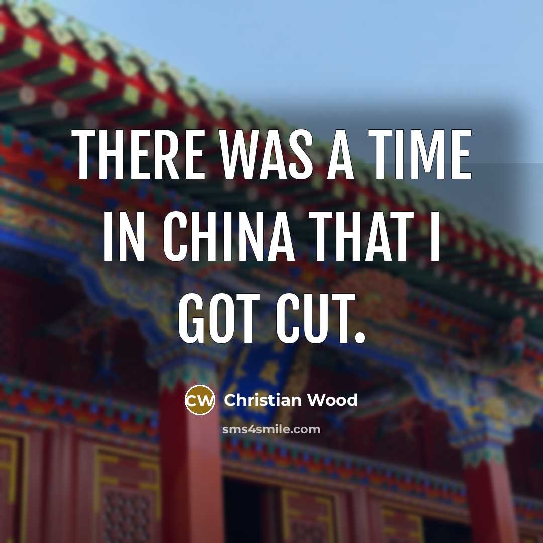 “There was a time in China that I got cut.…” quote by Christian Wood