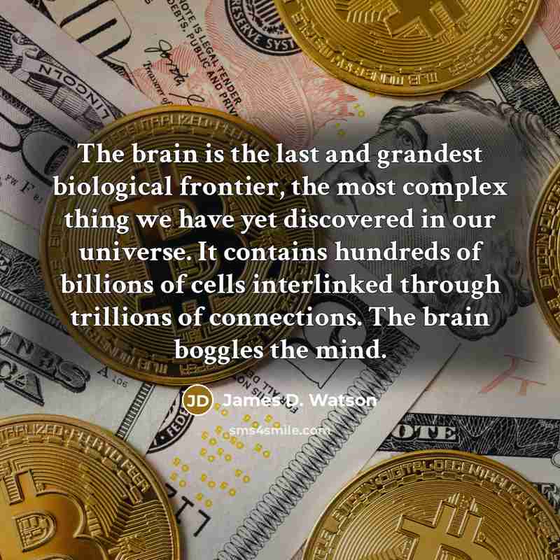 “The brain is the last and grandest biological frontier, the…” quote by James D. Watson