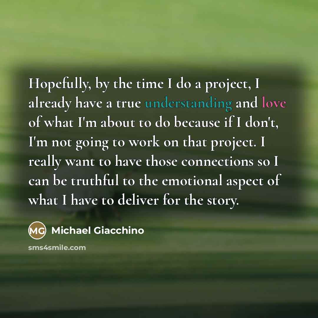 “Hopefully, by the time I do a project, I already…” quote by Michael Giacchino