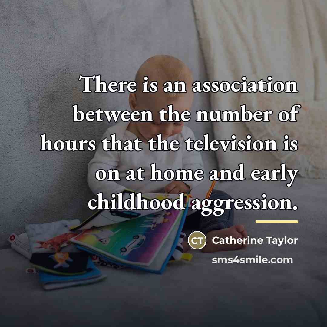 “There is an association between the number of hours that…” quote by Catherine Taylor