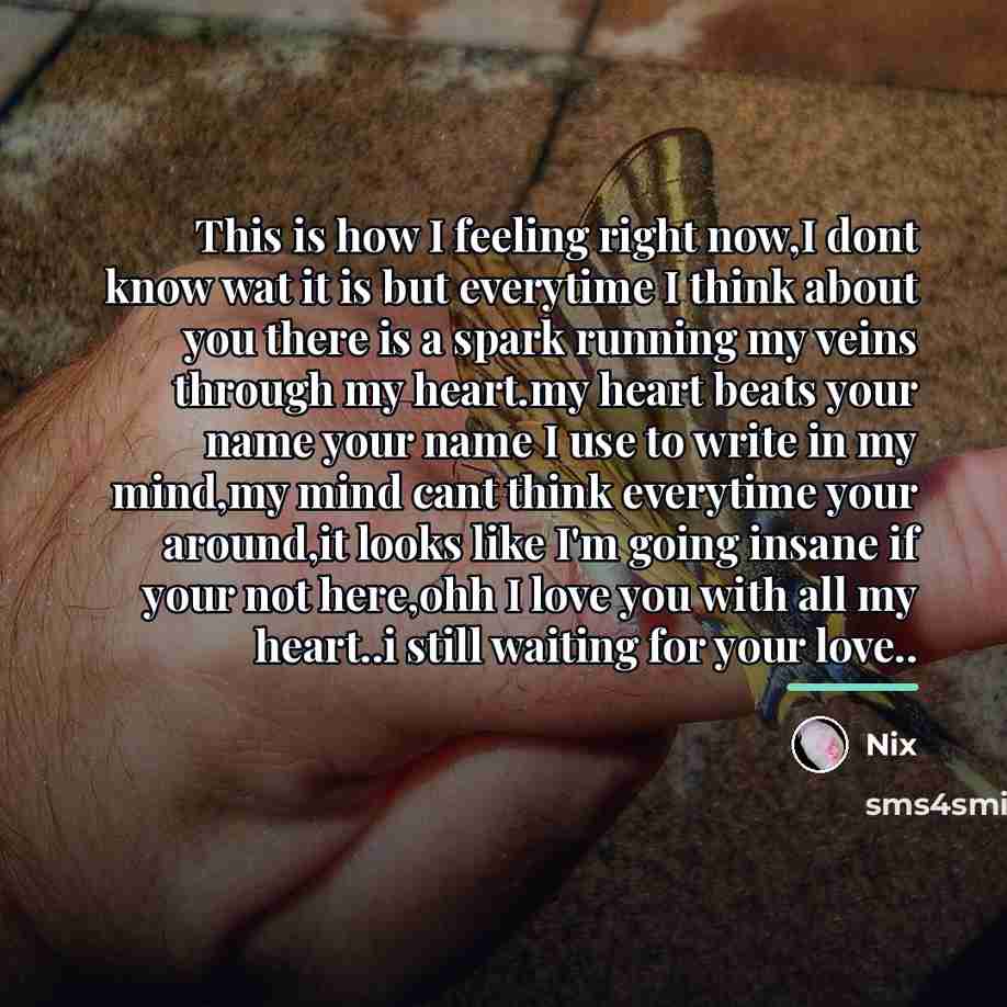 “This is how I feeling right now,I dont know wat…” quote by Nix