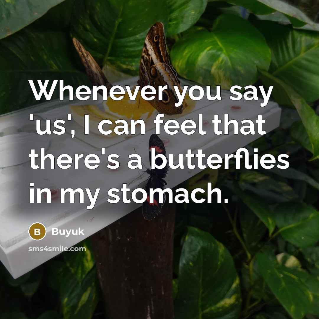 “Whenever you say 'us', I can feel that there's a…” quote by Buyuk