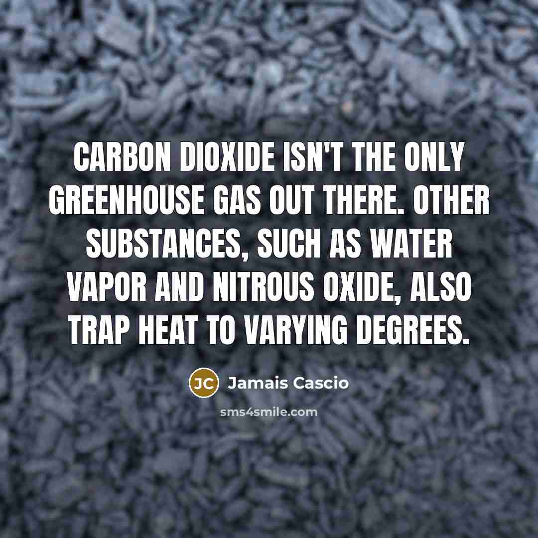 “Carbon dioxide isn't the only greenhouse gas out there. Other…” quote by Jamais Cascio