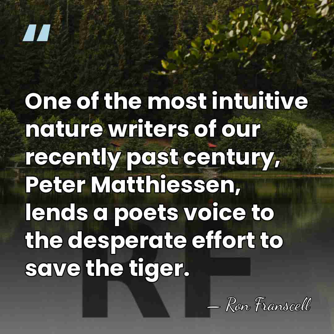 One of the most intuitive nature writers of our recently past century,&hellip; - Ron Franscell